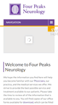 Mobile Screenshot of fourpeaksneurology.com